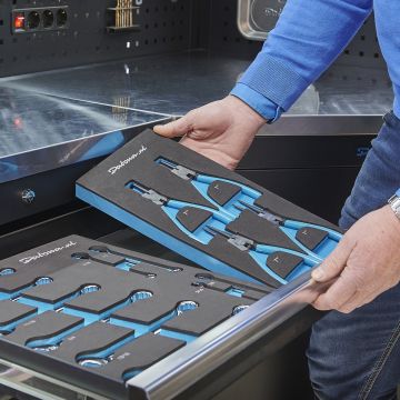 4-teiliges Seegerringzangen-Set im "Pro" Schaumstoffmodul