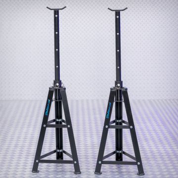  Unterstellböcke Hoch im 2er Set - 6 Tonnen - Maximale Höhe 120 cm