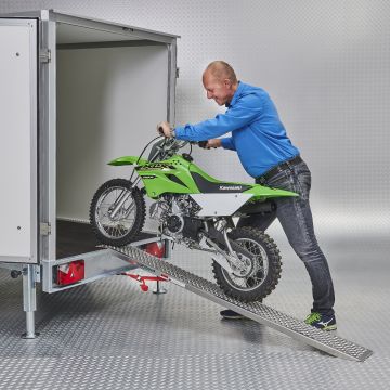 Aluminium Auffahrrampe - 200 cm 