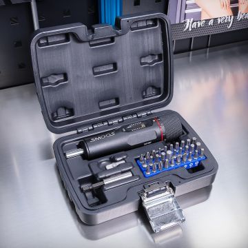 Drehmoment-Schraubendreher-Satz 1 - 8 Nm mit 30-teiligem Bit-Set