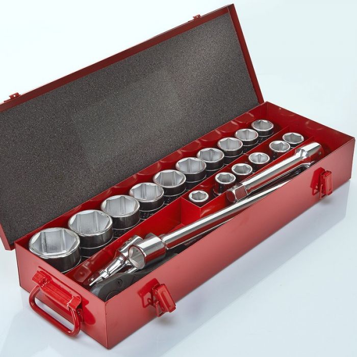 21-teiliger Steckschlüsselsatz 3/4" 