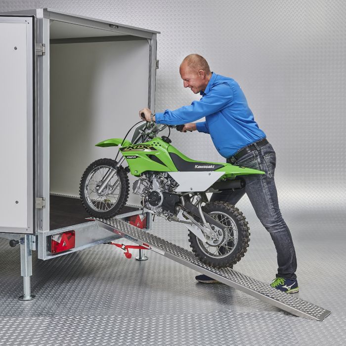 Aluminium Auffahrrampe - 200 cm 