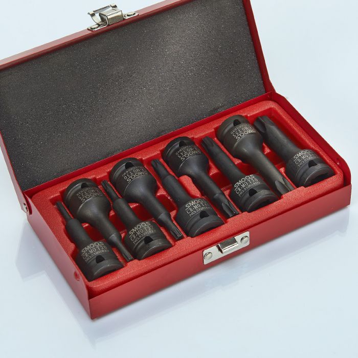 9-teiliger Torx-Kraftnuss-Satz 1/2"