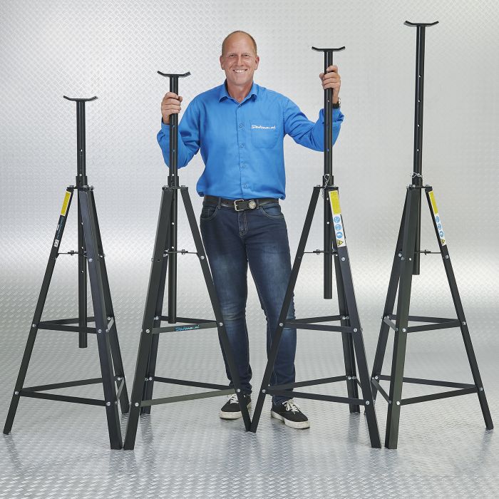 Unterstellböcke Hoch im 4er Set - 2 Tonnen - Maximale Höhe 190 cm